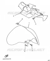 SPATBORD voor Yamaha YP250 1997