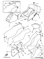 ZIJKUIPDEEL voor Yamaha YP250 1997