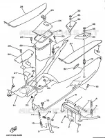 STANDAARD / VOETSTEUN voor Yamaha YP250 1997