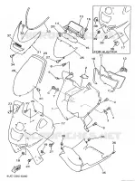 BEENSCHERM voor Yamaha YP250 1997