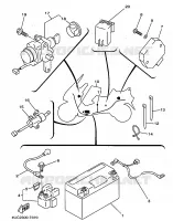 ELECTRISCH 1 voor Yamaha YP250 1997