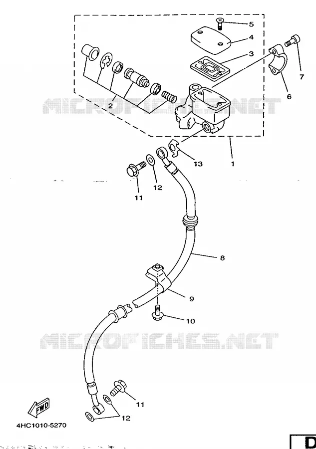 POMP VOOR Yamaha SCOOTER 250 1998 MAJESTY  YP250
