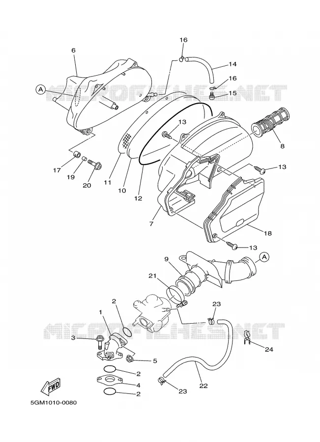 INLAAT Yamaha SCOOTER 250 2002 MAJESTY  YP250