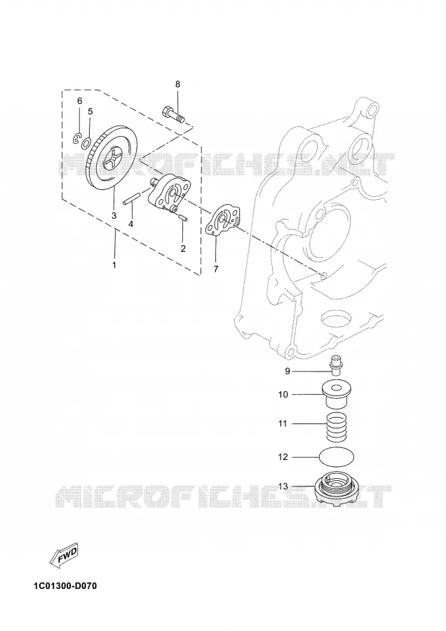 OLIEPOMP Yamaha SCOOTER 250 2009 XMAX  YP250R X-MAX 250