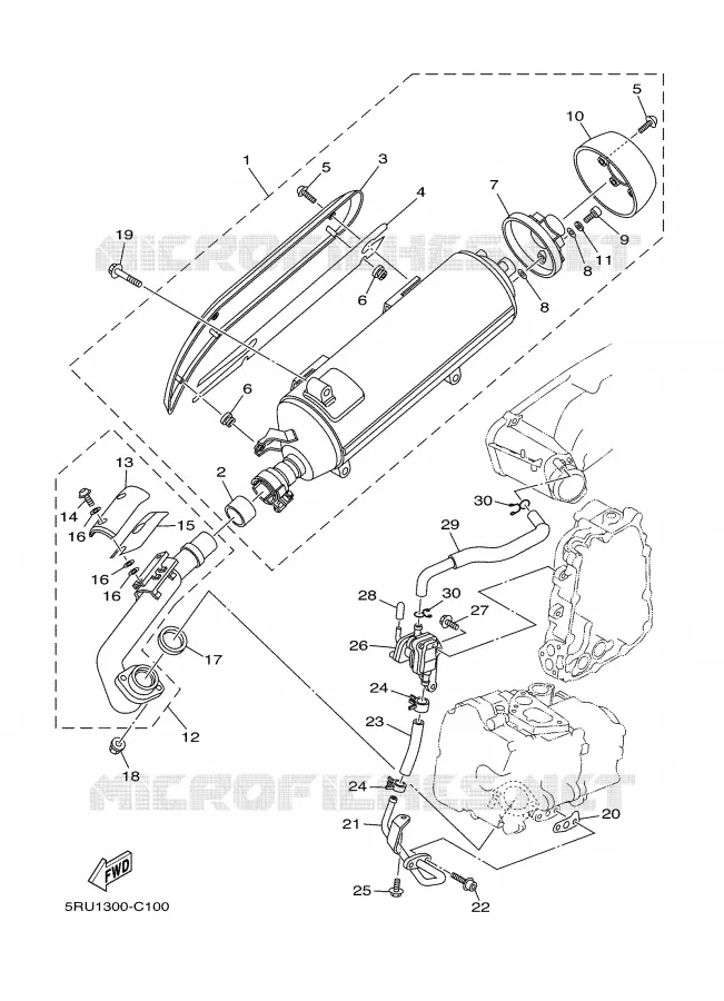 UITLAAT Yamaha SCOOTER 400 2005 MAJESTY  YP400