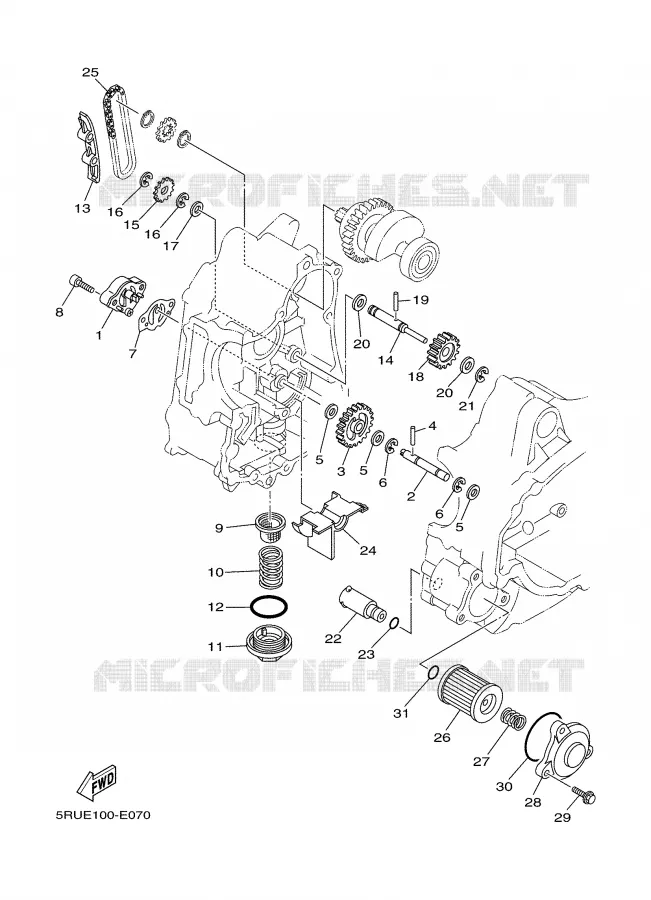 OLIEPOMP Yamaha SCOOTER 400 2007 MAJESTY  YP400