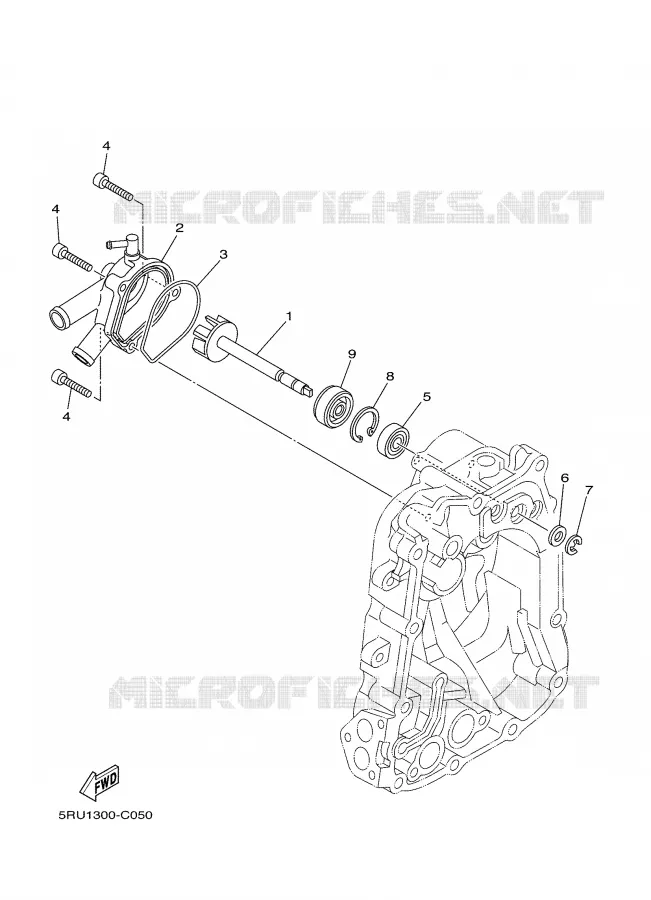 WATERPOMP / SLANGEN Yamaha SCOOTER 400 2007 MAJESTY ABS  YP400A