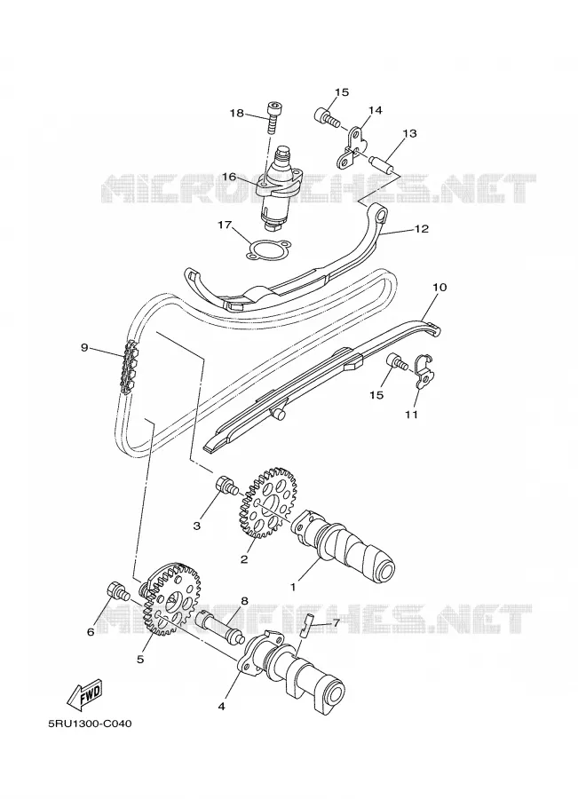 NOKKENAS / KETTING Yamaha SCOOTER 400 2004 MAJESTY  YP400S