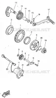 STARTMOTOR voor Yamaha YQ50 1997