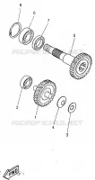 TRANSMISSIE voor Yamaha YQ50 1997
