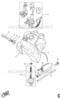 BENZINE TANK voor Yamaha YQ50 1997