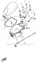 ZADEL / BAGAGE REK voor Yamaha YQ50 1997