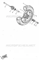 VOORWIEL voor Yamaha YQ50 1997