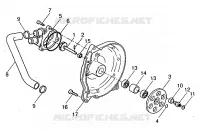 WATERPOMP voor Yamaha YQ50 1997