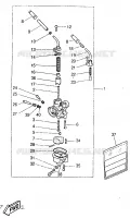 CARBURATEUR  voor Yamaha YQ50 1997
