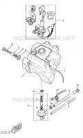 BENZINE TANK voor Yamaha YQ50 1998