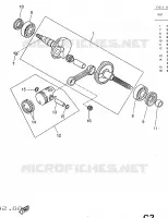 KRUKAS / ZUIGER voor Yamaha YQ50 1998