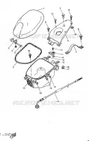 ZADEL / BAGAGE REK voor Yamaha YQ50 1998