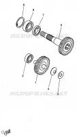 TRANSMISSIE voor Yamaha YQ50 1998