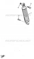 ACHTER SCHOKBREKER voor Yamaha YQ50 1998