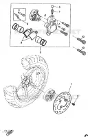 REMKLAUW ACHTER voor Yamaha YQ50 1998