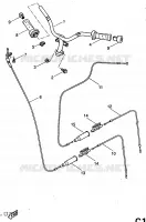STUUR / KABEL voor Yamaha YQ50 1998