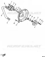 WATERPOMP voor Yamaha YQ50 1998