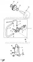 OLIEPOMP voor Yamaha YQ50 1998