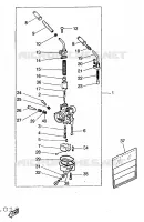 CARBURATEUR  voor Yamaha YQ50 1998