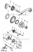STARTMOTOR voor Yamaha YQ50 1999