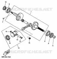 KRUKAS / ZUIGER voor Yamaha YQ50 1999