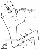 STUUR / KABEL voor Yamaha YQ50 1999