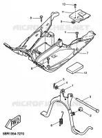STANDAARD / VOETSTEUN voor Yamaha YQ50 1999