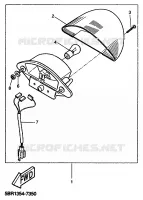 ACHTERLICHT voor Yamaha YQ50 1999
