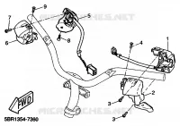 STUURSCHAKELAAR / HEVEL voor Yamaha YQ50 1999