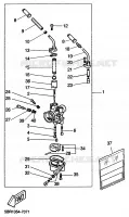 CARBURATEUR  voor Yamaha YQ50 1999
