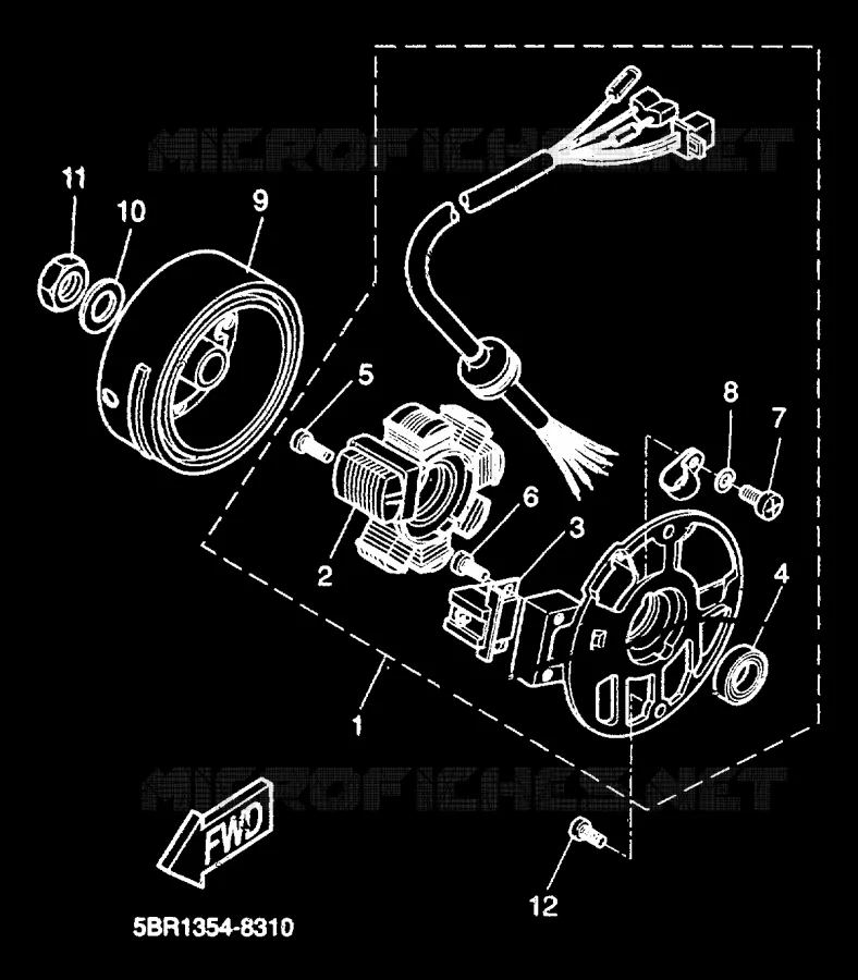DYNAMO Yamaha SCOOTER 50 2000 AEROX  YQ50