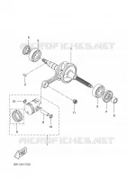KRUKAS / ZUIGER voor Yamaha YQ50 2005