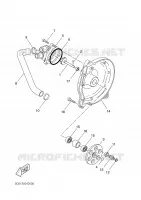 WATERPOMP / SLANGEN voor Yamaha YQ50 2005