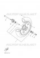 VOORWIEL voor Yamaha YQ50 2005