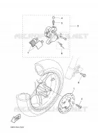 REMKLAUW VOOR voor Yamaha YQ50 2005