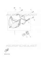 KOPLAMP voor Yamaha YQ50 2005
