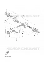 KRUKAS / ZUIGER voor Yamaha YQ50 2001