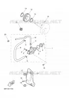 OLIEPOMP voor Yamaha YQ50 2001