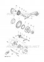 STARTMOTOR voor Yamaha YQ50 2001