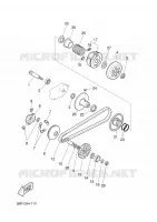STARTMOTOR KOPPELINGS voor Yamaha YQ50 2001