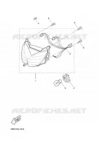 KOPLAMP voor Yamaha YQ50 2001