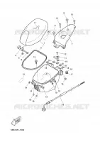 ZADEL / BAGAGE REK voor Yamaha YQ50 2001