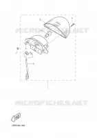 ACHTERLICHT voor Yamaha YQ50 2001