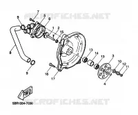 WATERPOMP voor Yamaha AEROX 50 R 1999
